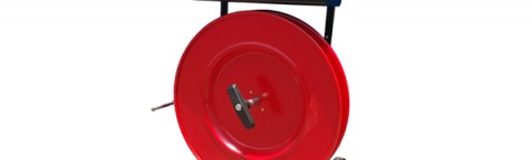 עגלה Heavy Duty לסרטי קשירה מפלסטיק.