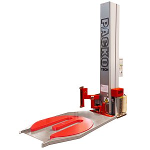 במה מסתובבת עם מערכת פרה-סטרץ' ממונעת וכניסה לעגלת משטחים